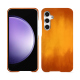 硬质真皮保护套 Samsung Galaxy S23 FE - Orange Patine