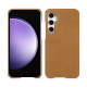Coque cuir Samsung Galaxy S23 FE - Castan esparciate ( Pantone #824F2A )
