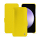 Funda de piel Samsung Galaxy S23 FE - Jaune fluo ( Pantone #c9ff57 ) 