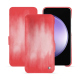 Housse cuir Samsung Galaxy S23 FE - Rose Patine