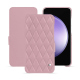 Funda de piel Samsung Galaxy S23 FE - Rose - Couture ( Nappa - Pantone #efbae1 ) 