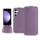 Lederschutzhülle Samsung Galaxy S23 FE - Lilas ( Nappa - Pantone #b9a3e3 ) 