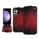 Capa em pele Samsung Galaxy S23 FE - Rouge Patine