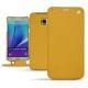 Housse cuir Samsung SM-N920 Galaxy Note 5 - Jaune soulèu
