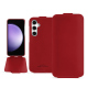 Funda de piel Samsung Galaxy S23 FE - Rouge PU ( Pantone #d50032 )