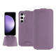 Capa em pele Samsung Galaxy S23 FE - Lilas PU ( Pantone #b9a3e3 )