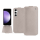 Housse cuir Samsung Galaxy S23 FE - Taupe innocent ( Pantone #d6d2c4 ) 