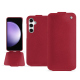 Housse cuir Samsung Galaxy S23 FE - Rouge passion ( Pantone #a6192e ) 