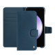 Housse cuir Samsung Galaxy S23 FE - Indigo ( Pantone #1f4565 ) 