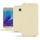 Samsung SM-N920 Galaxy Note 5 leather case - Beige ( Nappa - Pantone 7502C ) 
