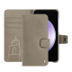 Samsung Galaxy S23 FE leather case - Darboun sabla ( Pantone #BCB1A1 )