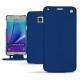 Housse cuir Samsung SM-N920 Galaxy Note 5 - Bleu océan ( Nappa - Pantone 293C ) 