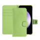 レザーケース Samsung Galaxy S23 FE - Vert olive PU ( Pantone #a7c58e )