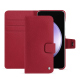 Housse cuir Samsung Galaxy S23 FE - Rouge passion ( Pantone #a6192e ) 