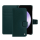 Housse cuir Samsung Galaxy S23 FE - Vert séduisant ( Pantone #1d3c34 ) 
