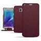 Capa em pele Samsung SM-N920 Galaxy Note 5 - Lie de vin ( Pantone 5115C ) 