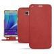 Capa em pele Samsung SM-N920 Galaxy Note 5 - Cerise vintage ( Pantone 185C ) 