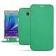 Housse cuir Samsung SM-N920 Galaxy Note 5 - Menthe vintage ( Pantone 562C ) 