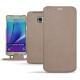 Samsung SM-N920 Galaxy Note 5 leather case - Taupe vintage ( Pantone 7530C ) 