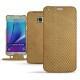 Samsung SM-N920 Galaxy Note 5 leather case - Serpent sabbia
