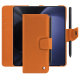 Custodia in pelle Samsung Galaxy Z Fold5 - Orange ( Nappa - Pantone #ff9351 ) 