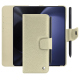 Samsung Galaxy Z Fold5 leather wallet case - Ivoire ( Pantone #d6d6c6 ) 