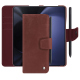 Custodia in pelle Samsung Galaxy Z Fold5 - Passion vintage ( Pantone #591d16 ) 