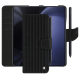 Capa de couro para carteira Samsung Galaxy Z Fold5 - Abaca nero ( Noir / Black) 