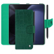 Funda de piel para cartera Samsung Galaxy Z Fold5 - Crocodile pino ( Pantone #173F35 ) 