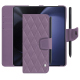 Lederschutzhülle Samsung Galaxy Z Fold5 - Lilas - Couture ( Nappa - Pantone #b9a3e3 ) 
