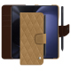 Custodia in pelle Samsung Galaxy Z Fold5 - Sable vintage - Couture ( Pantone #9b7340 ) 