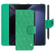 Funda de piel para cartera Samsung Galaxy Z Fold5 - Menthe vintage - Couture ( Pantone #37b375 ) 