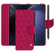 Custodia in pelle Samsung Galaxy Z Fold5 - Rose fluo - Couture ( Pantone #ff16b4 ) 
