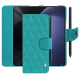 Capa de couro para carteira Samsung Galaxy Z Fold5 - Bleu fluo - Couture