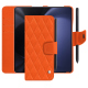 Funda de piel para cartera Samsung Galaxy Z Fold5 - Orange fluo - Couture ( Pantone #ff5406 ) 