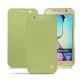 Custodia in pelle Samsung SM-G920A Galaxy S6 - Vert olive ( Nappa - Pantone 578U ) 