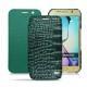 Funda de piel Samsung SM-G920A Galaxy S6 - Crocodile pino
