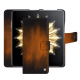 Honor Magic V2 leather wallet case - Marron Patine