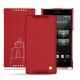 Custodia in pelle Sony Xperia Z5 Compact - Rouge troupelenc