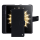 Honor Magic V2 leather wallet case - Noir élégant  ( Noir / Black ) 