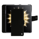 Honor Magic V2 leather wallet case - Noir Veggie ( Noir / Black) 