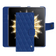 Funda de piel para cartera Honor Magic V2 - Bleu océan - Couture ( Nappa - Pantone #15458a) 