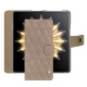 Capa de couro para carteira Honor Magic V2 - Taupe vintage - Couture ( Pantone #591d16 ) 