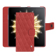 Funda de piel para cartera Honor Magic V2 - Cerise vintage - Couture ( Pantone #a6302e ) 