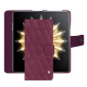 Custodia in pelle Honor Magic V2 - Prune vintage - Couture ( Pantone #612434 ) 