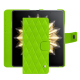 Honor Magic V2 leather wallet case - Vert fluo - Couture ( Pantone #00ab5f ) 