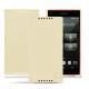 Housse cuir Sony Xperia Z5 Compact - Beige ( Nappa - Pantone 7502C ) 