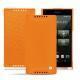 Housse cuir Sony Xperia Z5 Compact - Orange ( Nappa - Pantone 1495U ) 