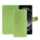 Xiaomi 14 Ultra レザーウォレットケース - Vert olive ( Nappa - Pantone #a7c58e ) 