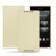 Lederschutzhülle Sony Xperia Z5 Compact - Ivoire ( Sleek P C12 - White ) 